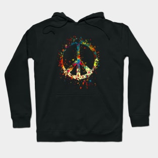 Psychedelic Peace Sign #1 Hoodie